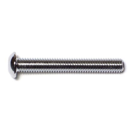 3/8-16 Socket Head Cap Screw, Chrome Plated Steel, 2-3/4 In Length, 5 PK